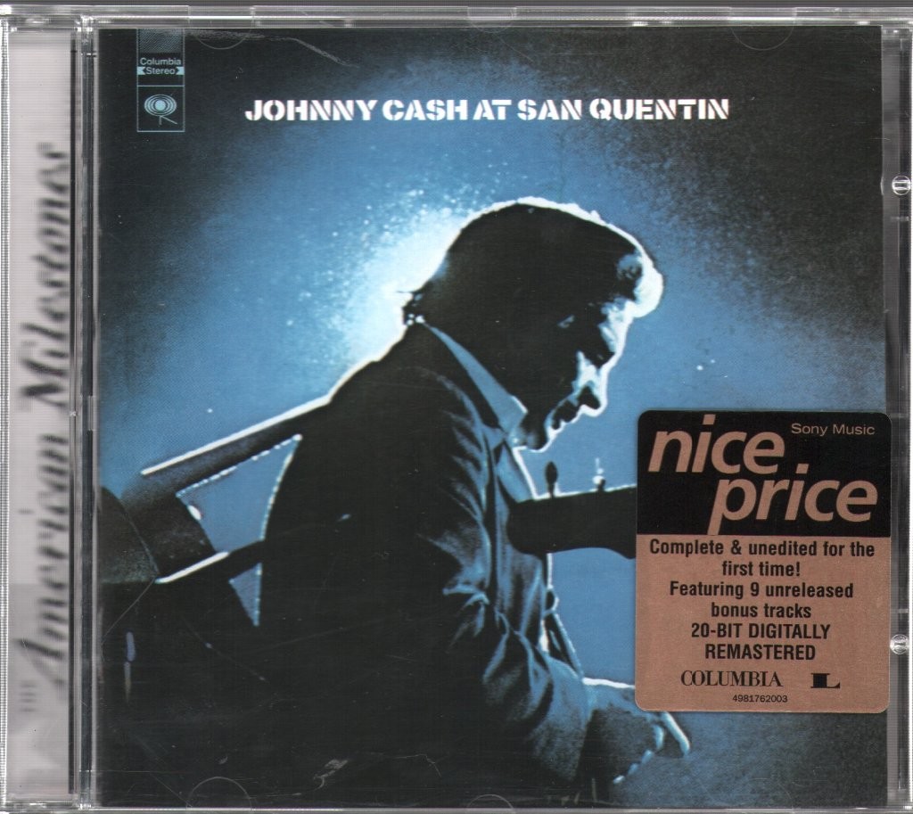 Johnny Cash At San Quentin (The Complete 1969 Concert) CD Europe Columbia 2000
