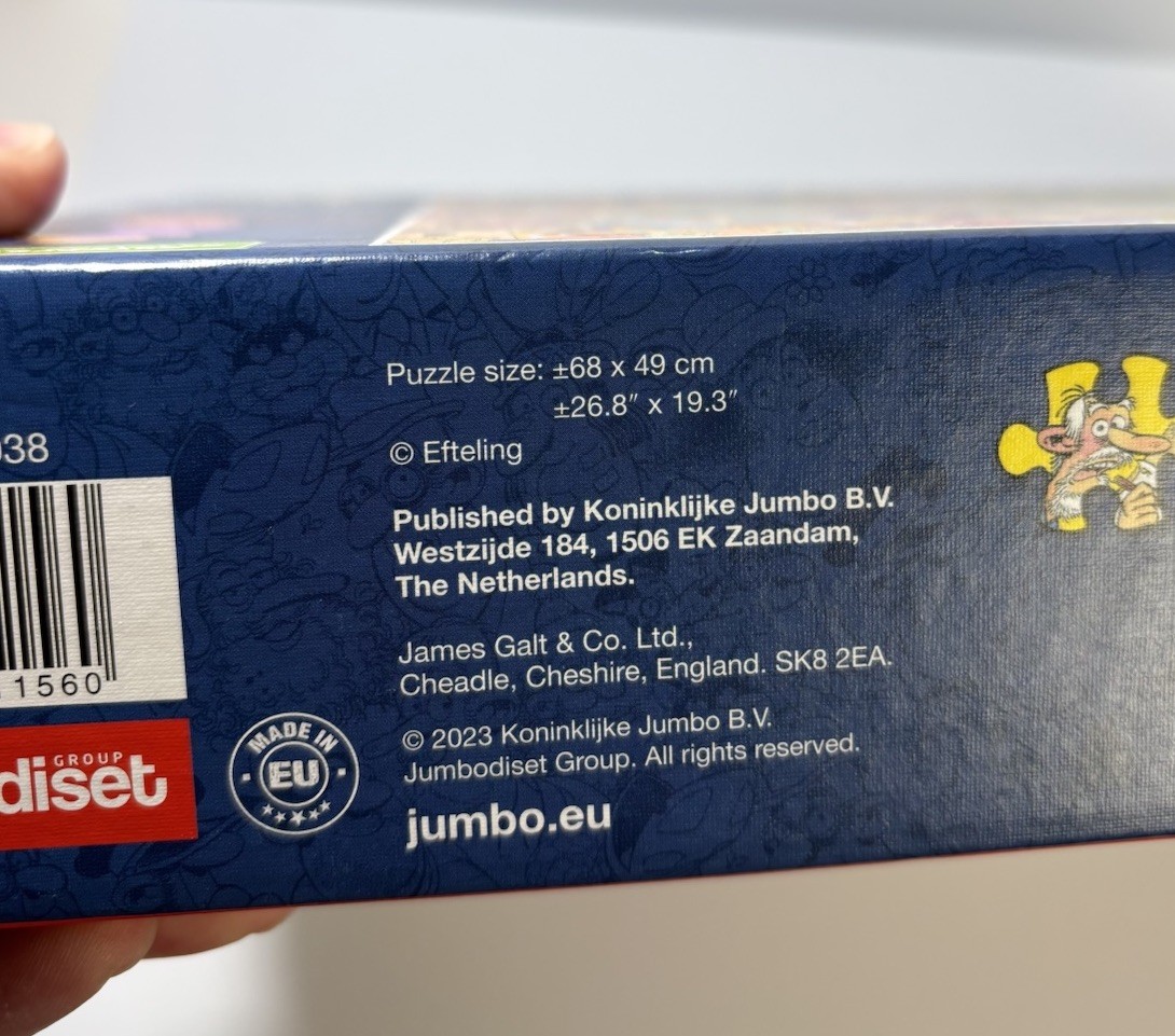 Jan Van Haasteren Jumbo 1000 Piece Comic Puzzle; Fata Morgana, 100% COMPLETE thumbnail 4