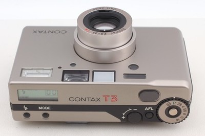 Top Mint In Box] Contax T3 T3D Silver Sonnar 35mm f/2.8 T* Single