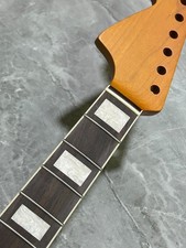 Left hand Big head 24inch 22 fret Rosewood Roasted Maple electric guitar neck
