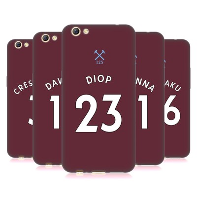 OFFICIAL WEST HAM UNITED FC 2020/21 PLAYERS HOME KIT GEL CASE FOR OPPO PHONES