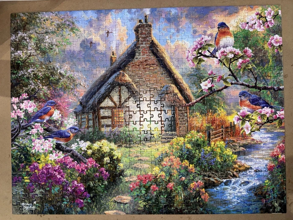 Abraham Hunter - Cobblestone Creek - 500 Piece Jigsaw Puzzle for Adults - Image 2 of 2