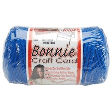 Bonnie Macrame Craft Cord 6mmX100yd - Royal Blue