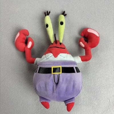 Ty Beanie Baby Mr. Krabs the Crab 8'' SpongeBob Squarepants 2006 Viacom Plush