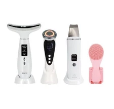 INSIDY 4in1 Facial Beauty Device Set  Skincare LED Galvanic Lifting Cleanser