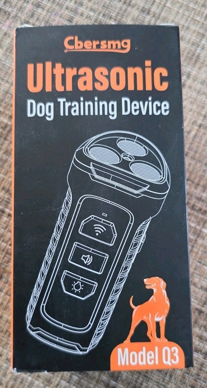Dog Bark Deterrent Device 3X Anti Barking Device for Dogs, 5 Modes,W Flashlight