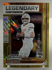 2025 Panini NIL Texas - GOLD Legendary Contenders #49 Quinn Ewers 9/10