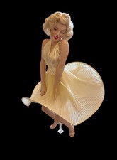 Vnt 90s Franklin Mint Marilyn Monroe White Dress Figurine Doll 7 Year Itch Boxed