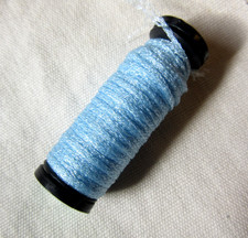 Kreinik Metallics 1/16" Ribbon flat braid #9594 BLUEBONNET Thread Spool