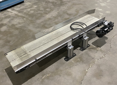 Dorner 22EDM12-048420D040402 2200 Series Flat Belt Conveyor 12'' W x 58'' L