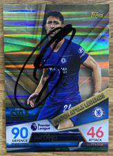 SIGNED PREMIER LEAGUE  TOPPS CARD - GARY CAHILL - MATCH ATTAX LEGENDS - CHELSEA