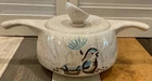 RED WING Pottery Bob White Quail Handled Casserole Dish With LID