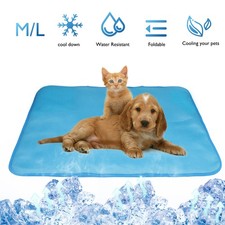Pet Cooling Mat Cool Pad Cushion Dog Cat Puppy Blanket For Summer Sleeping Bed