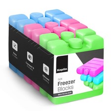 Keplin Freezer Blocks Reusable Ice Pack Cooler for Lunch Box & Travel Mini 6 Pk