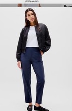 ATHLETA Brooklyn Mid-Rise Ankle Pants - Navy Blue - Size 0Tall