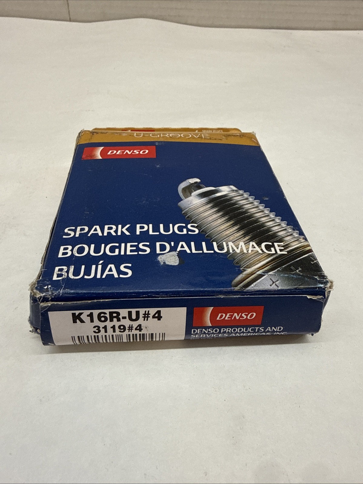 QTY 4 Denso Standard U-Groove Spark Plug K16R-U 3119 for Toyota Corolla 1997