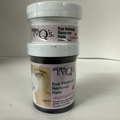 Andrea Eye Q's Moisturizing Makeup Remover, 65 + 13 Pads
