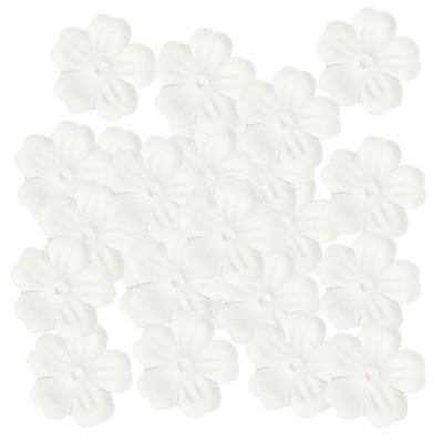100 Pieces Fabric Flowers Petals - DIY Headbands Girl Flower