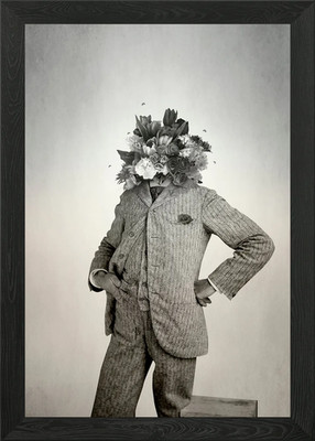 Digitale Collage gerahmtes Wandbild Poster Leinwanddruck Bild
