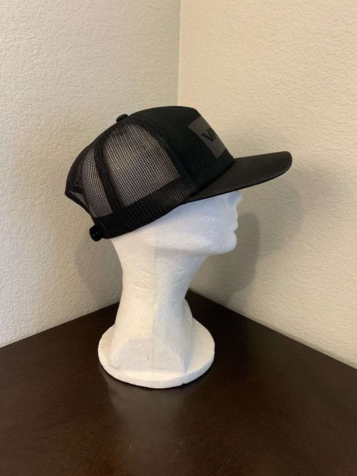 RVCA Islands Balance Box Sombrero de Camionero Negro Informal Exterior Ajustable Foto 3 de 4