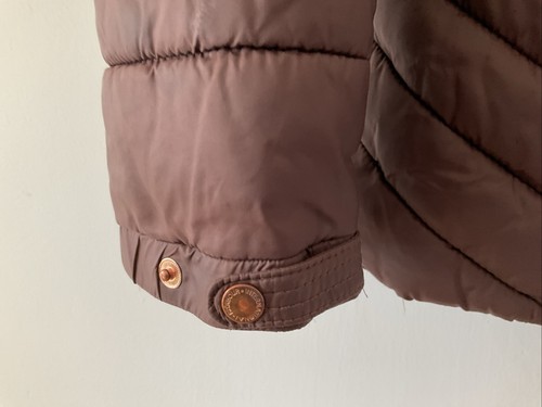 BARBOUR INTERNATIONAL WOMENS AUTOCROSS QUILT JACKET COCOA SIZE 12 FITS LIKE A 10 - Picture 9 of 19