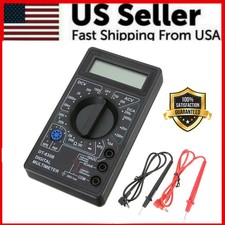 7 Fn Digital Multimeter Ac Dc Voltage Volt 10 Amp Current Resistance Ohm Meter