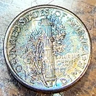 1937 Mercury Dime Nice Original Choice BU+ Beautiful Toning CHRC