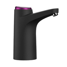 Pompe à eau pour baril rechargeable sans fil à usage domestique noire