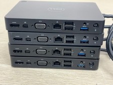 4x Dell WD15 K17A USB-C Thunderbolt Docking Station with 180W AC Adapter Lot 