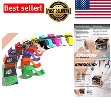 Physix Gear 16ft Cotton Kinesiology Tape - Waterproof & Gentle on Skin 3.28 per gallon
