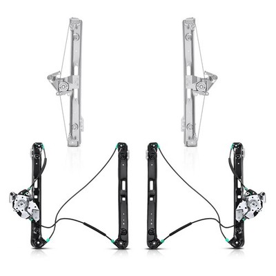 4X Power Window Regulator W/O Motor BMW E46 323i 325i 328i 330i 325xi 330xi