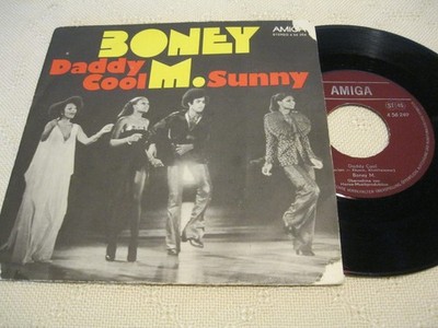 7'' Single Boney M. Daddy Cool / Sunny  Vinyl Amiga DDR 4 56 249