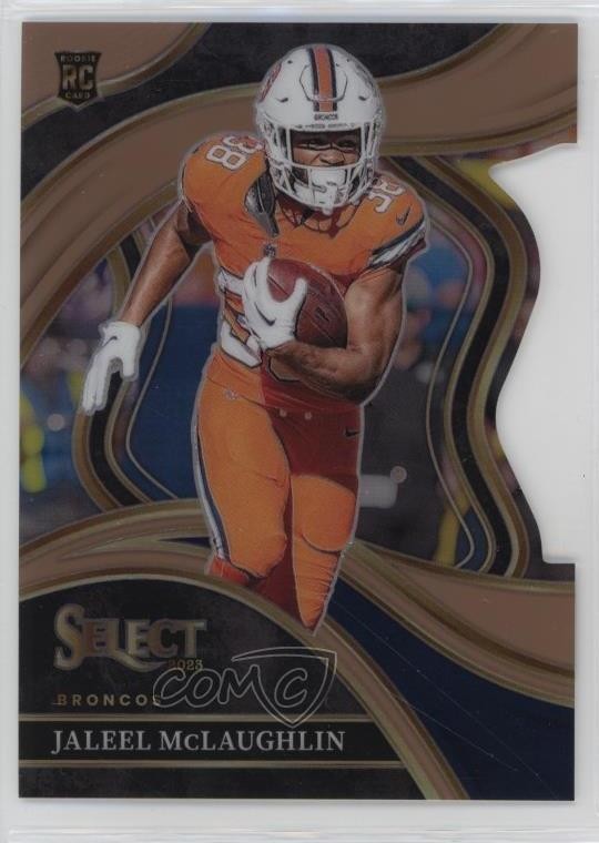 2023 Select Club Level Copper Prizm Die-Cut /299 Jaleel McLaughlin Rookie RC rf2