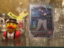 2025 Bowman Chrome Draft Josiah Hartshorn 1st Laser