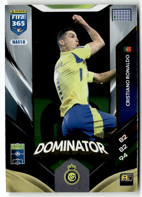 Panini Adrenalyn XL FIFA 365 2026 No. NAS18 Cristiano Ronaldo Dominator