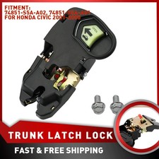 For 2001-2005 Honda Civic 74851-s5a-a02 Trunk Latch Tailgate Lock Black For 2001-2005 Honda Civic 74851-s5a-a02 Trunk Latch Tailgate Lock Black