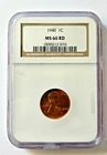 1940 P LINCOLN WHEAT CENT  NGC MS-66-RD