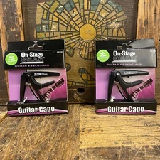 On-Stage GA100 Capo for Guitar - Lot of 2 - FREE SHIPPING