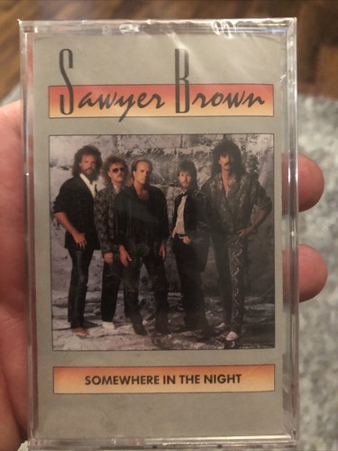 SAWYER BROWN SOMEWHERE IN THE NIGHT 1987 CURB RECORDS Cassette Brand New - Picture 1 of 2