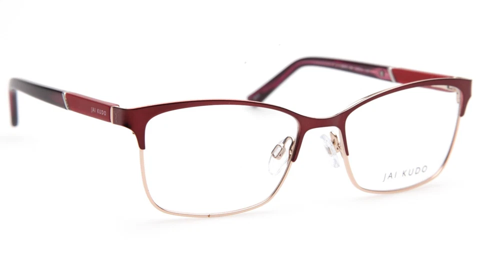 NUEVO JAI KUDO JK013 C1 Borgoña Marco de Gafas 52-16-135mm B36mm Foto 3 de 4