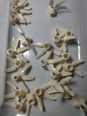 New #30176 Rare White Bamboo Plant   20 Pieces  Compatible with Lego