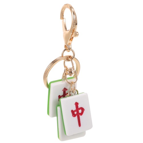 Porte-clés Mah-jong Trousseau De Nouveauté Pendentif Chaîne-clés - Zdjęcie 4 z 12