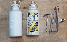Anciens bidons gourde vélo Renault Cobra + support Vintage old bike Années 50/60