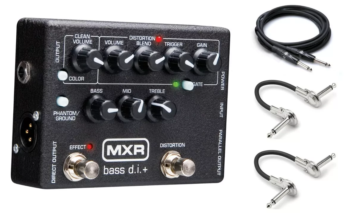 New MXR M80 Bass DI Direct Box Distortion Preamp Bass Guitar