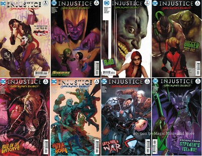 INJUSTICE Ground Zero (11) Issue Run 1 2 3 4 5 6 7 8 9 10 11 Comic 1st print lot