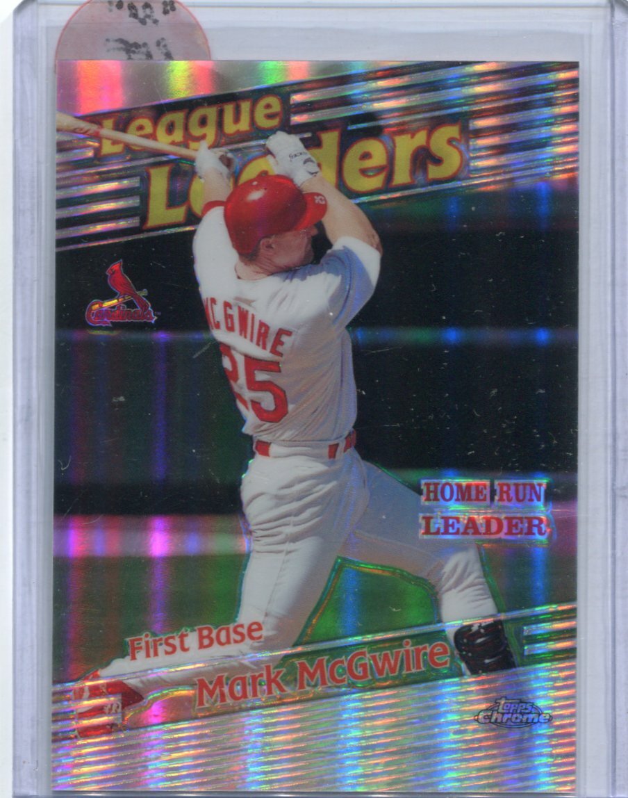 1999 Topps Chrome - MARK McGWIRE.- Refractor Parallel #223 - CARDINALS