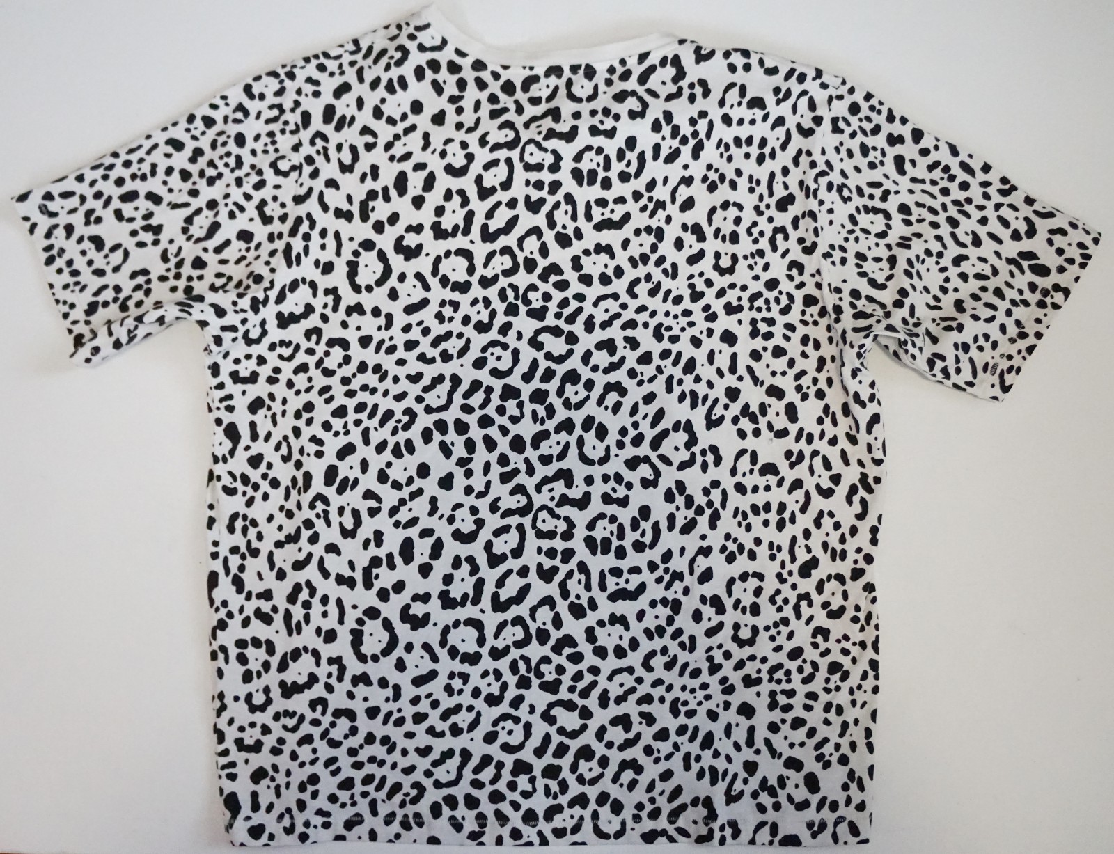 $590 ?️ T Shirt Top SAINT LAURENT Parigi Animale Stampa LEOPARDO 100% Cotone L