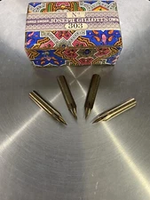 Joseph Gillott's No. 303 Extra Fine Pen Nibs Lot of 4 Pcs NEW NEVER USED