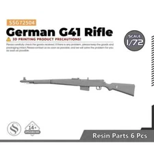 SSMODEL SSG72504 1/72 Military Model Kit German G41 Rifle Weapon