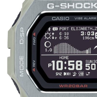 CASIO G-SHOCK GBX-100-8JF G-Lide Black Silver Bluetooth Men's
